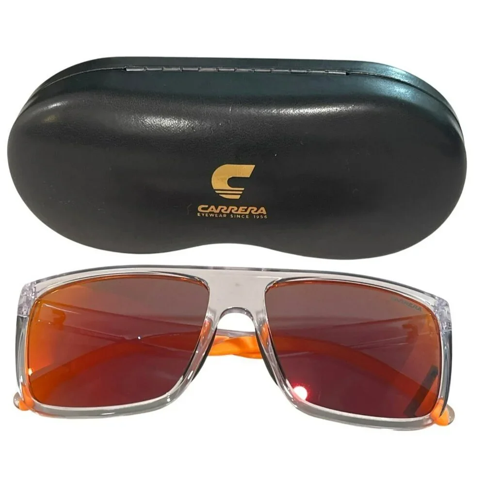 Carrera Orange Unisex Eyewear Includes Case NEW